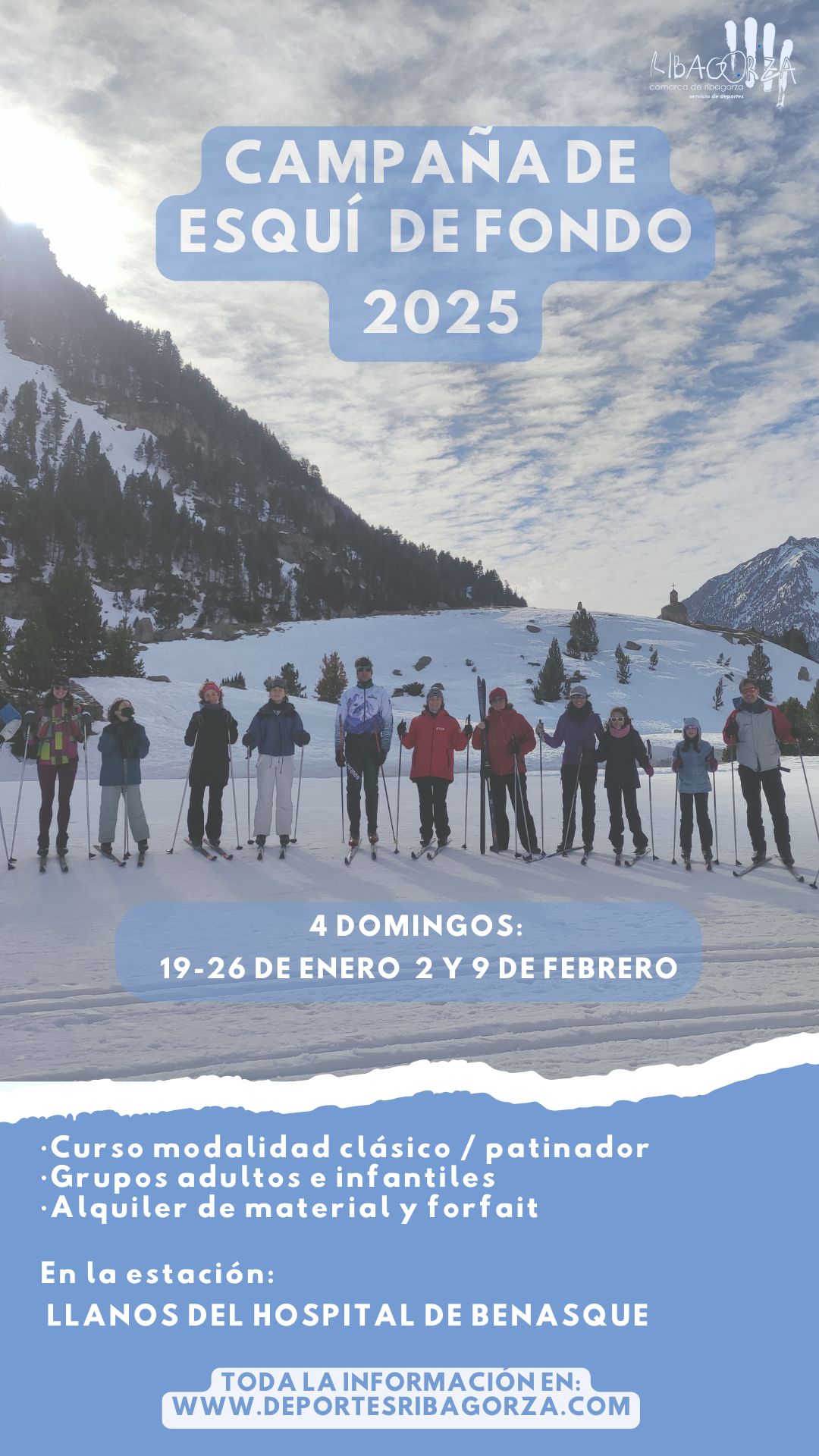 CUSOS ESQUÍ DE FONDO 2025